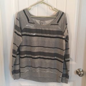 Vanity striped sweatshirt